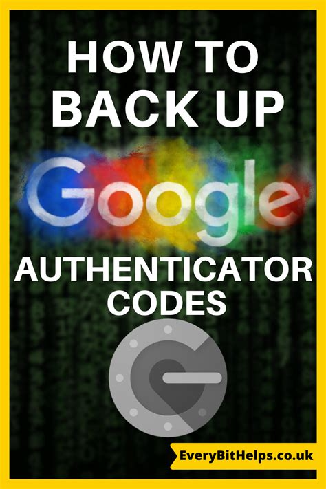 Four ways to backup your Google Authenticator